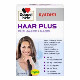 Κάψουλες συστήματος Doppelherz Hair Plus, 30 τεμάχια
