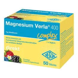 Magnesium Verla 400 Wild Berry Direct Granules, 50 τεμ