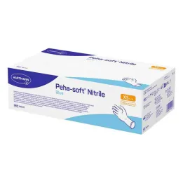 Peha-Soft γάντια εξέτασης μπλε νιτριλίου μη αποστειρωμένα pf XS, 150 τεμάχια