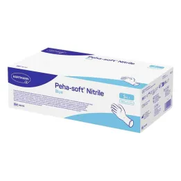 Peha-Soft γάντια εξέτασης μπλε νιτριλίου μη αποστειρωμένα pf S, 150 τεμάχια