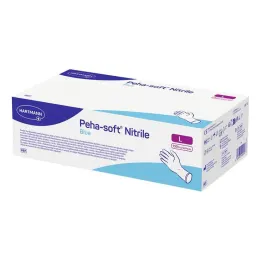 Peha-Soft γάντια εξέτασης μπλε νιτριλίου μη αποστειρωμένα pf L, 150 τεμάχια