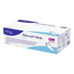 Peha-Soft γάντια εξέτασης μπλε νιτριλίου μη αποστειρωμένα pf XL, 150 τεμάχια