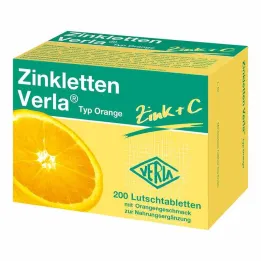Παστίλιες Zinkletten Verla Orange, 200 τμχ