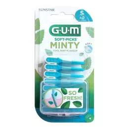 GUM SOFT-PICKS MINTY μικρό, 40 τεμάχια