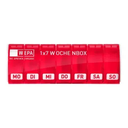 Wepa 1x7 εβδομαδιαίο κουτί UV-προστασία + ροζ, 1 τεμ