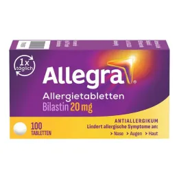 Ταμπλέτες αλλεργίας Allegra δισκία 20 mg, 100 τεμ