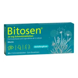 Bitosen 20 mg δισκία διασπειρόμενα στο στόμα, 20 τεμ