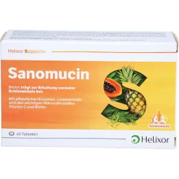 SANOMUCIN γαστροανθεκτικά επικαλυμμένα με λεπτό υμένιο δισκία, 60 τεμαχίων. Επικαλυμμένα με λεπτό υμένιο δισκία, ανθεκτικά στο γαστρικό υγρό, 60 τεμάχια