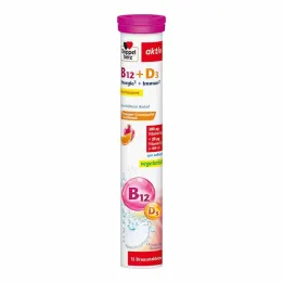 Αναβράζοντα δισκία Doppelherz Vitamin B12 + D3, 15 τεμ