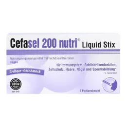 Cefasel 200 nutri Liquid Stix, 8 τεμ