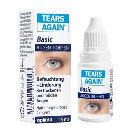 Οφθαλμικές σταγόνες Tears Again Basic, 15 ml