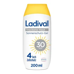 Αντηλιακή λοσιόν Ladival για ξηρό δέρμα LSF 30, 200 ml