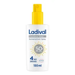 Ladival αντηλιακό σπρέι ξηρής επιδερμίδας LSF 50+, 150 ml