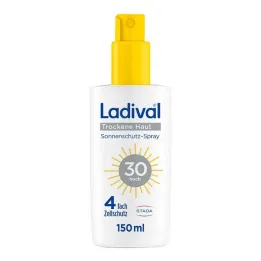 Αντιηλιακό σπρέι ξηρής επιδερμίδας Ladival LSF 30, 150 ml