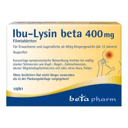 Ibu-Lysine beta 400 mg επικαλυμμένα με λεπτό υμένιο δισκία, 10 τεμ
