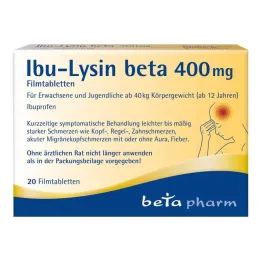Ibu-Lysine beta 400 mg επικαλυμμένα με λεπτό υμένιο δισκία, 20 τεμ