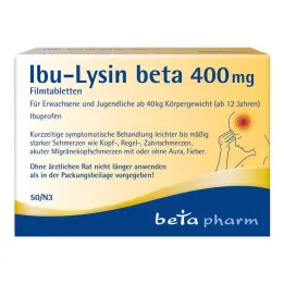 Ibu-Lysine beta 400 mg επικαλυμμένα με λεπτό υμένιο δισκία, 50 τεμ