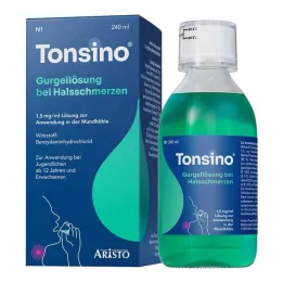 Διάλυμα για γαργάρες Tonsino για πονόλαιμο, 240 ml