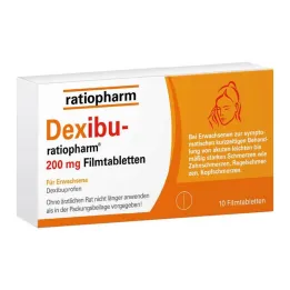 Dexibu-ratiopharm 200 mg επικαλυμμένα με λεπτό υμένιο δισκία, 10 τεμ