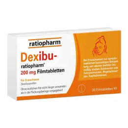 Dexibu-ratiopharm 200 mg επικαλυμμένα με λεπτό υμένιο δισκία, 20 τεμ
