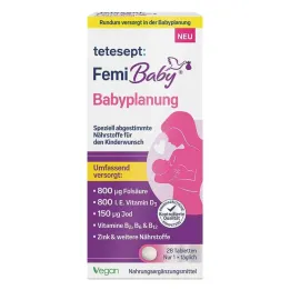 Επικαλυμμένα με λεπτό υμένιο δισκία Tetesept Femi Baby Baby Planning, 28 τεμ