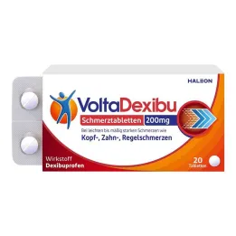 VoltaDexibu παυσίπονα 200 mg επικαλυμμένα με λεπτό υμένιο δισκία, 20 τεμ