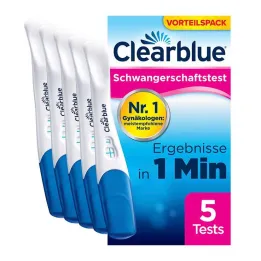 Clearblue τεστ εγκυμοσύνης ταχείας ανίχνευσης, 5 τεμ