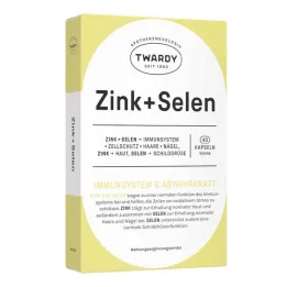 Vegan κάψουλες Zinc + Selenium, 40 τμχ