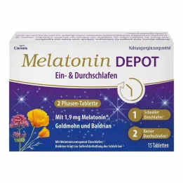 Ταμπλέτες ύπνου Melatonin Depot & , 15 τεμ
