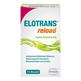 Elotrans reload ηλεκτρολύτη σε σκόνη apple bag, 15X7,45 g