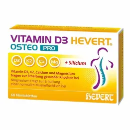 Επικαλυμμένα με λεπτό υμένιο δισκία Vitamin D3 Hevert Osteo Pro, 60 τεμ