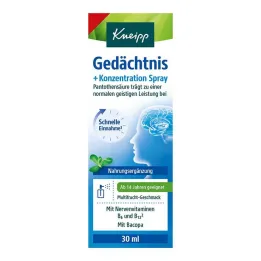 Kneipp memory + σπρέι συγκέντρωσης, 30 ml