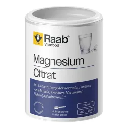 Raab Vitalfood κιτρικό μαγνήσιο σε σκόνη, 200 γρ
