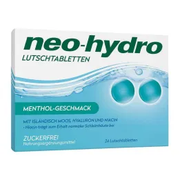 Παστίλιες Neo-Hydro μενθόλη χωρίς ζάχαρη, 24 τεμ