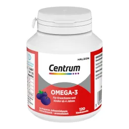Μασώμενες κάψουλες Centrum Omega-3, 120 τεμάχια
