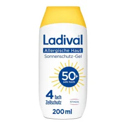 Ladival αλλεργικό αντηλιακό τζελ δέρματος LSF 50 + , 200 ml