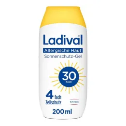 Ladival αλλεργικό αντηλιακό τζελ δέρματος LSF 30, 200 ml