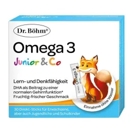 Dr.Böhm Omega-3 Junior Direct Sticks, 30Χ1,5 γρ