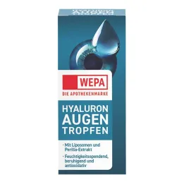 Οφθαλμικές σταγόνες υαλουρονικού Wepa, 10 ml