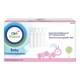 Πιπέτες OtriNatural Baby μονής δόσης, 20Χ5 ml