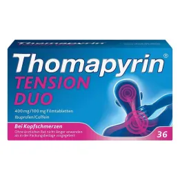Thomapyrin TENSION DUO 400 mg / 100 mg επικαλυμμένα με λεπτό υμένιο δισκία, 36 τεμ