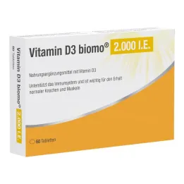 Vitamin D3 Biomo 2.000 IU δισκία, 60 τεμ