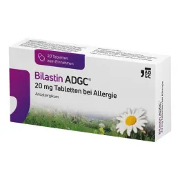 Bilastin ADGC δισκία 20 mg για αλλεργίες, 20 τεμ