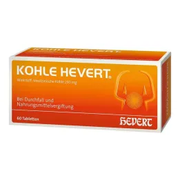 Charcoal Hevert δισκία, 60 τεμ
