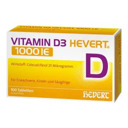 Vitamin D3 Hevert 1000 IU δισκία, 100 τεμ