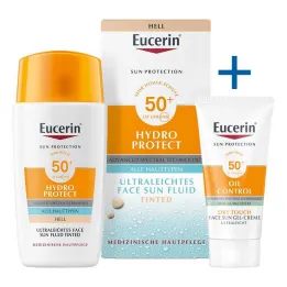 Eucerin Sun Fluid Hydro Protect Φως προσώπου LSF 50 + , 50 ml