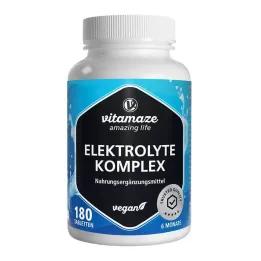 Ταμπλέτες σύμπλεγμα ηλεκτρολυτών με magnesium vegan, 180 τεμάχια