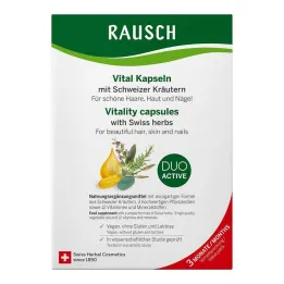 Κάψουλες Rausch Vital με ελβετικά βότανα, 3Χ30Χ2 τεμ