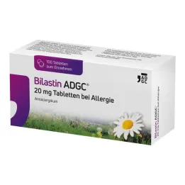 Bilastin ADGC δισκία 20 mg για αλλεργίες, 100 τεμάχια
