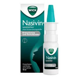 WICK Nasivin ρινικό σπρέι OK ενήλικες / Schulkin.0,5 mg / ml, 10 ml
